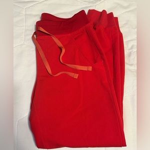 Figs Pop Red Zamora Joggers XS/Petite